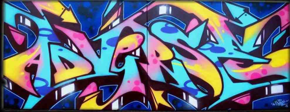 Complete ADVERSE artwork by SWAZE, commissioned by Christie in 2015